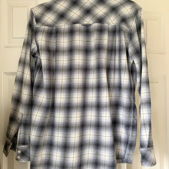 TNA Oversized Fit Flannel Plaid Shirt - Picture 2 of 7